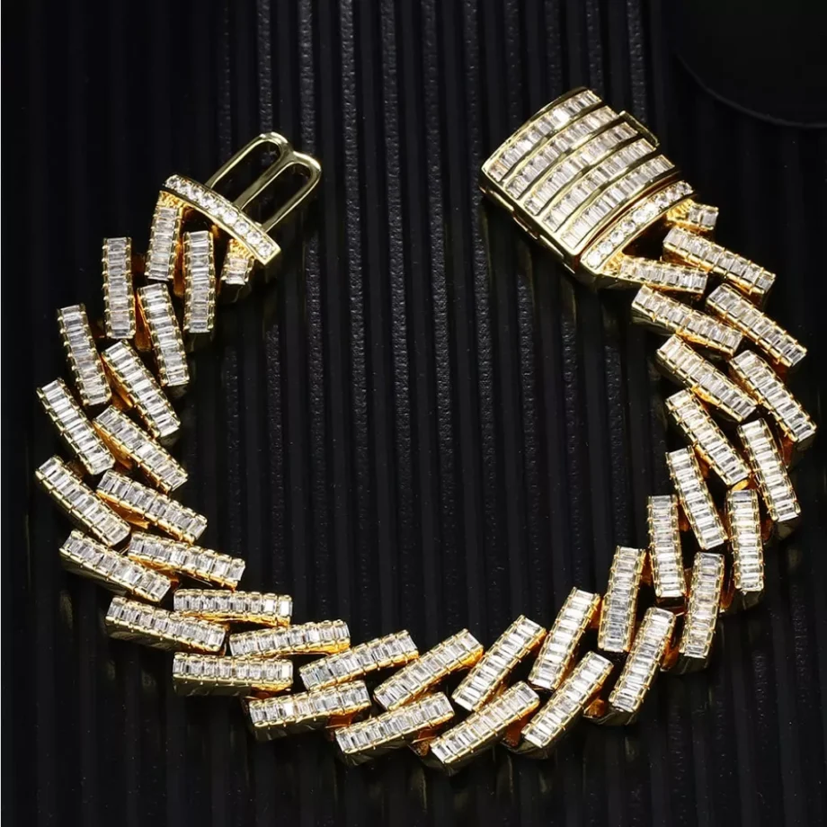 Faux Diamond Chain Bracelet 3