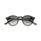 Kids’ Shiny Black Smoke Vintage Sunglasses