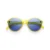 Yellow & Blue Round Retro Sunglasses