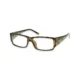 Women’s Tortoise Modern Square Clear Optical Glasses
