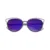 Women’s Blue Gradient Wire-Detail Sunglasses