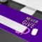 Never Give Up Desk Mat – Inspirational Desk Pad – Graphic Laptop Desk Mat