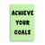 Achieve Your Goals Journal – Trendy Design Notebook – Best Print Journal