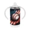American Flag Baseball Sippy Cup – Patriotic Baby Sippy Cup – Cool Design Sippy Cup