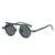 Chic Vintage Round Sunglasses for Women and Men – Small Frame, Gradient Lenses, UV Protection