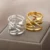 Stainless Steel Geometric Rings