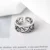 Vintage Love Heart Silver Ring