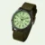Men’s Luminous Tactical Watch – Army Green Strap, 24-Hour Dial